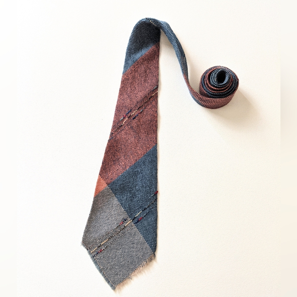 Vintage El Rico's 40s woven southwestern style men's necktie